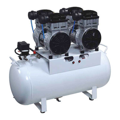 60L 10A 1-To-5 Dental Air Compressor For Clinic Oil Free Silent