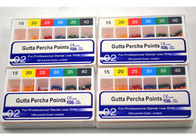 Dental Materials Endodontic Disposable Colorful Gutta Percha Points