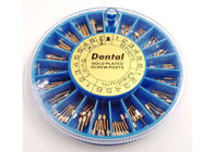 120Pcs/Box Dental Surgical Orthodontic Dental Gold Plated Screw Posts