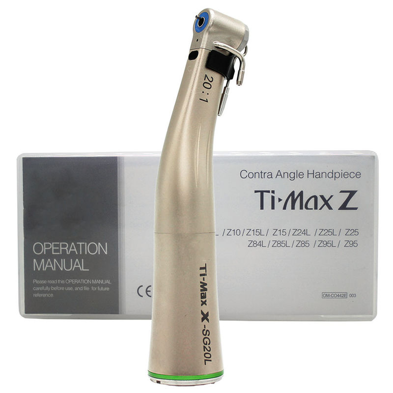 Ti-Max X-SG20L 20:1 Fiber Optic contra angle Reduction dental handpiece