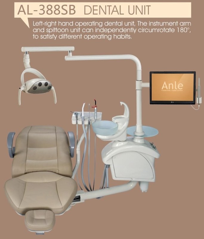 AL388SB Luxury Left Hand Mobile Dental Chair Computer Controlled