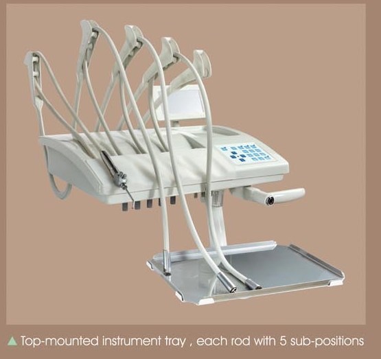 AL388SB Luxury Left Hand Mobile Dental Chair Computer Controlled