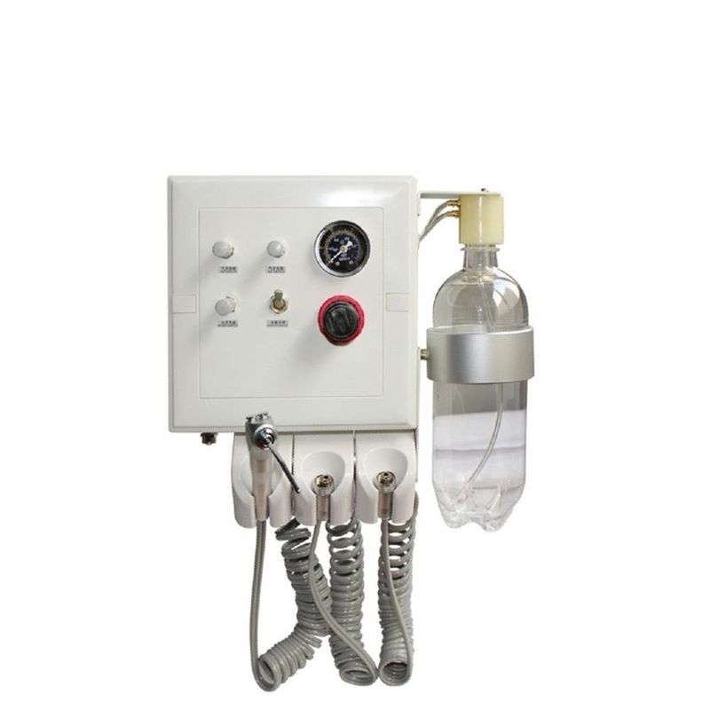 Wall Type Hanging Dental Lab Portable Turbine System Unit with Bottle
