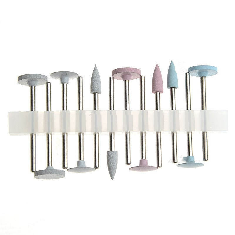 Dental Diamond Burs Porcelain Polishing Kit For Low Speed Contra Angle