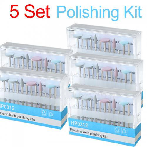 Dental Diamond Burs Porcelain Polishing Kit For Low Speed Contra Angle