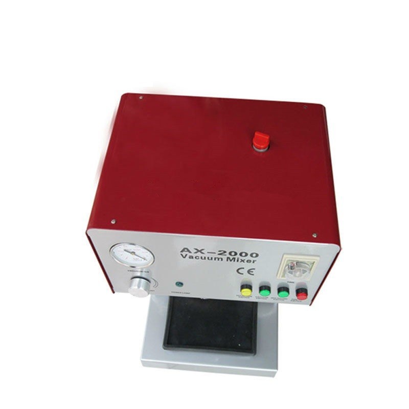150W Dental Laboratory Equipment AX2000B Vacuum Mixer With BuiltIn
