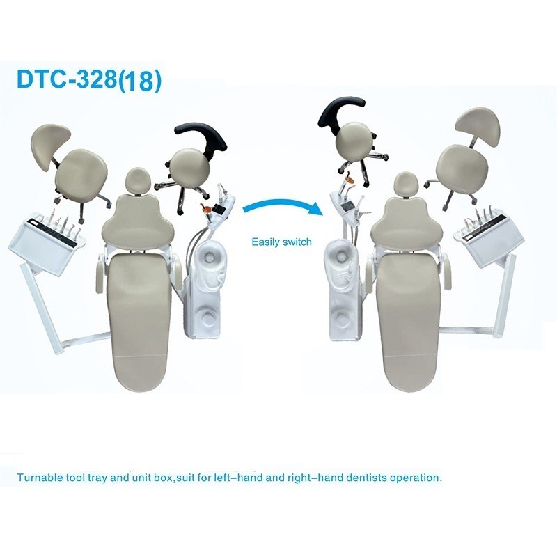 DTC328 Adjustable Dental Chair Equipment Left Right Hand Exchange