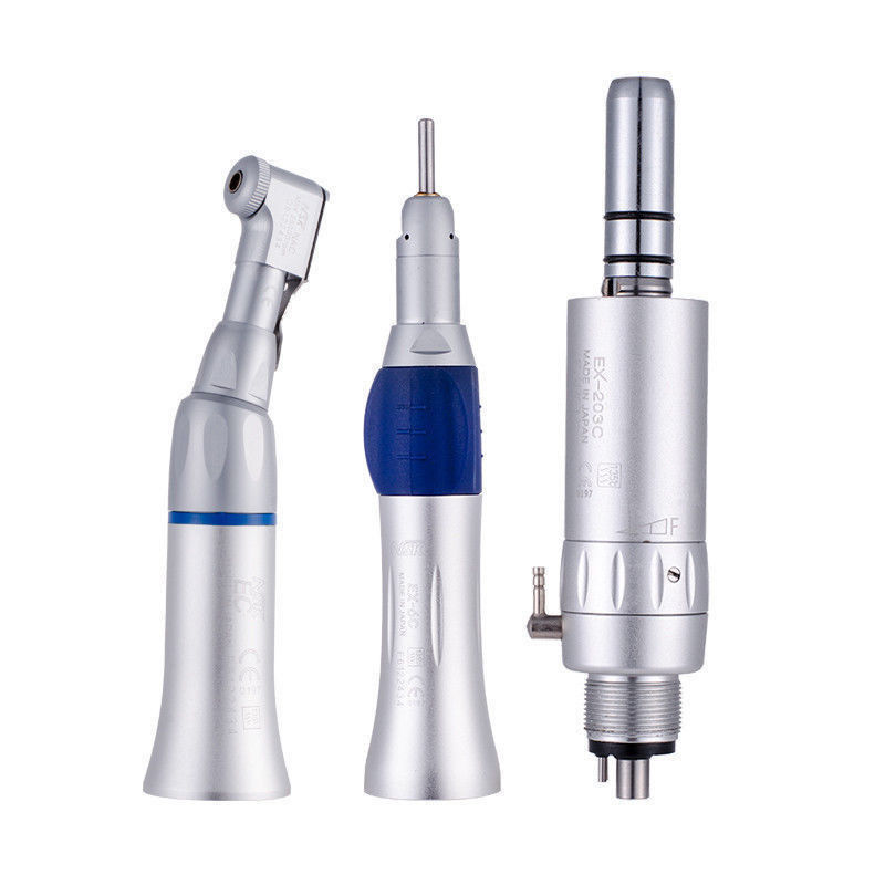 Dental Inner Water Spray Low Speed Handpiece Contra Angle Air Motor