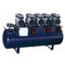 Durable Portable Dental Air Compressor Blue 180L Oil Free Silent 1-To-10