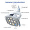 White 12Watt Dental Chair Light With Adjustable Color Temperature