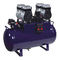 Blue 128L Oil Free Silent 1 To 8 Dental Air Compressor For Clinic Chair