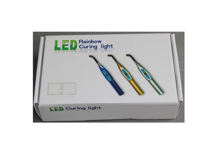 Rainbow Colorful Dental Led Curing Lamp , Wireless Dental Curing Light