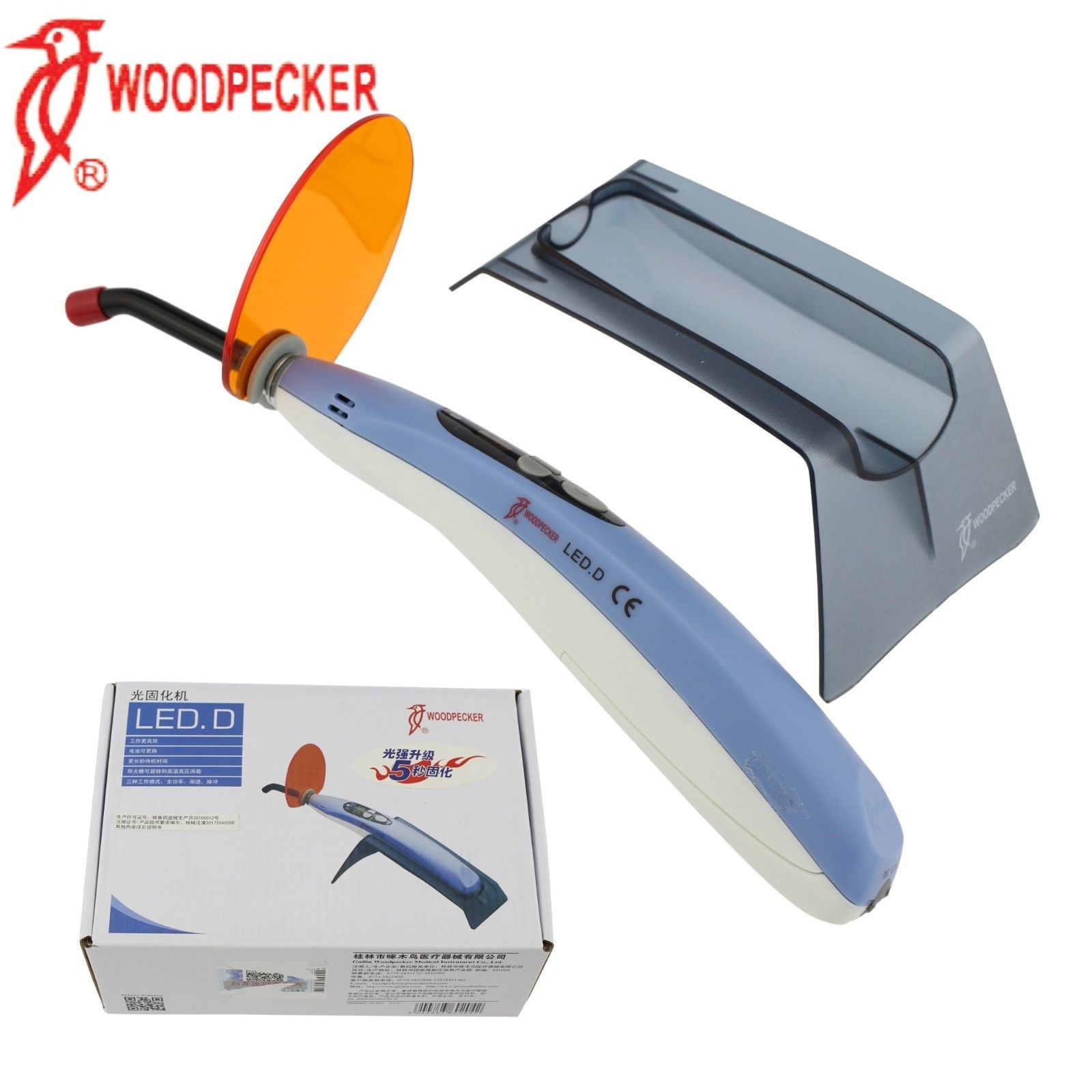 1000mw Original Woodpecker Dental Wireless LED Curing Light Lamp FDA