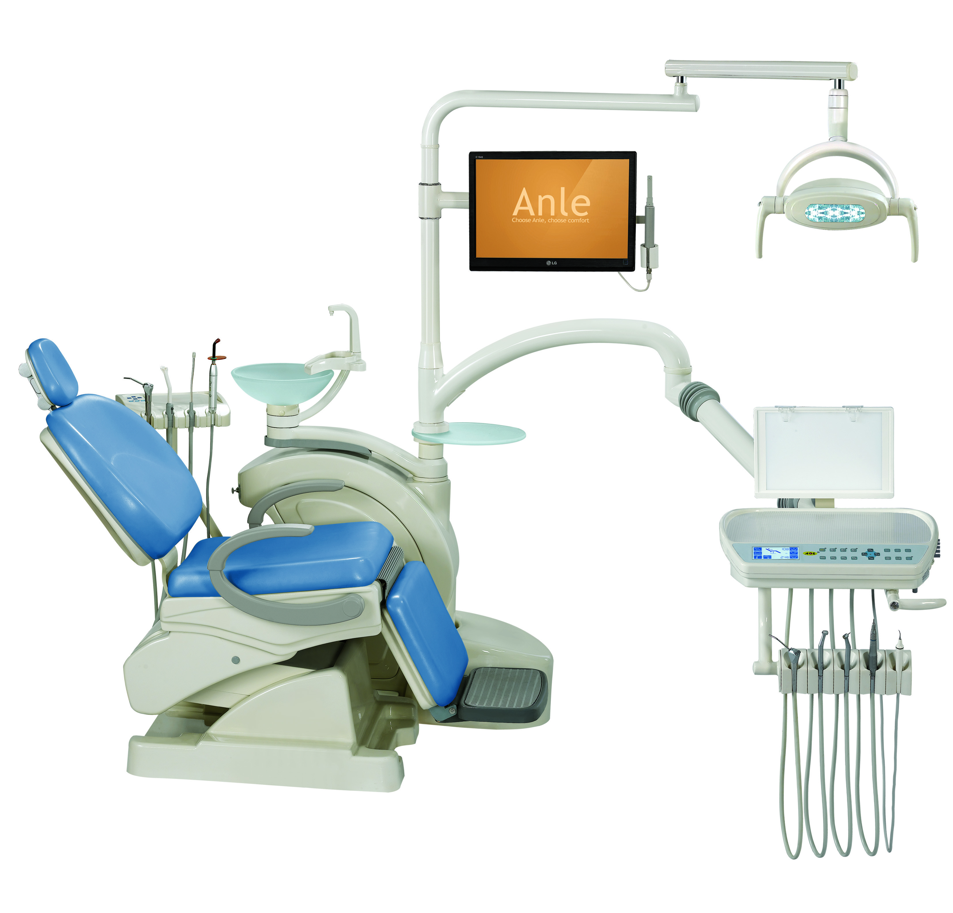 ANLE AL398Sanor'e Folding CE approved complete dental chair unit