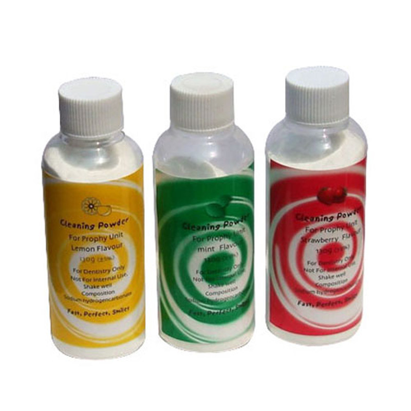 Dental Clinics Use 3 Flavour Teeth Cleaning Powder For Air Prophy Unit