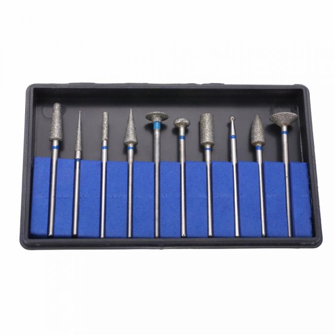 Carbide HP Tungsten Dental Abrasive Lab Polishing Steel Burs 10pcs / Box