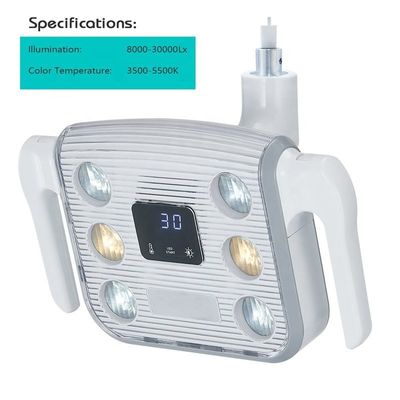 Multipurpose LED Dental Light Unit Shadowless 70x140mm White Color