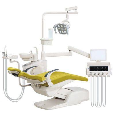 Unidad multicolor desprendible de la silla oftálmica, silla dental de tres dobleces y equipo