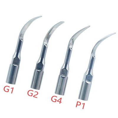 Silberne Farbe Edelstahl-Ultraschall-Endo Tips In Endodontics Durables