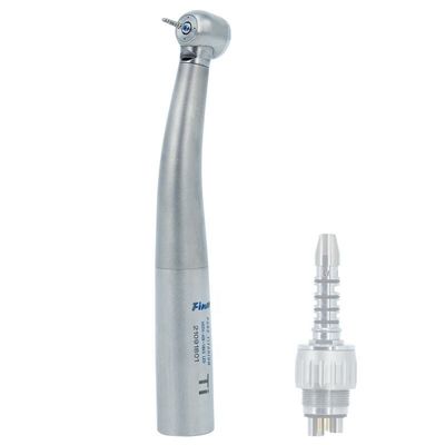 Fibra ótica portátil Handpiece do titânio, turbina de ar Handpiece dental de 6 furos