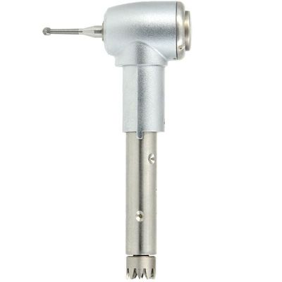 Metal Contra Angle Dental Handpiece Unit Silver Color With Push Button