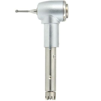 Metal Contra Angle Dental Handpiece Unit Warna Perak Dengan Tombol Tekan