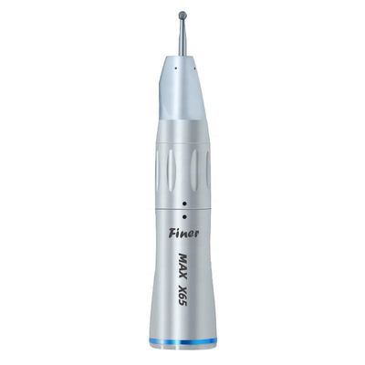 Stainless Steel Dental Straight Nose Cone Handpiece Unit 25000RPM With Inner Water Spray