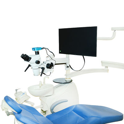 Manual Control DC 5V~12V Dental Surgical Microscope With 10X Eyepiece Lens