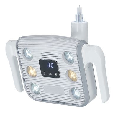 Luz dental doble amarilla blanca de la silla de la temperatura de color para la odontología 3500K 700m m