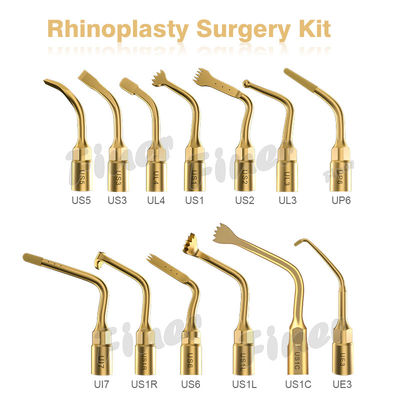 Stainless Steel 29KHz Rhinoplasty Surgery Tip Dental Implant Preparation Piezo Bone Surgery Tip