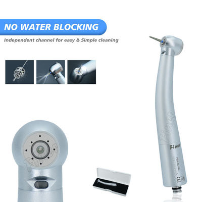 Water Spray Fiber Optic Dental Handpiece Air Turbine With Quadruple High Speed