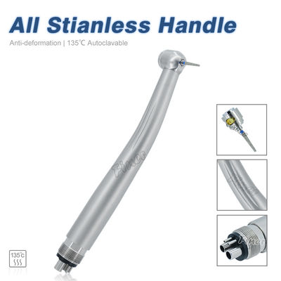 Stainless Steel Air-Driven Dental Turbine High Speed Handpiece with CE