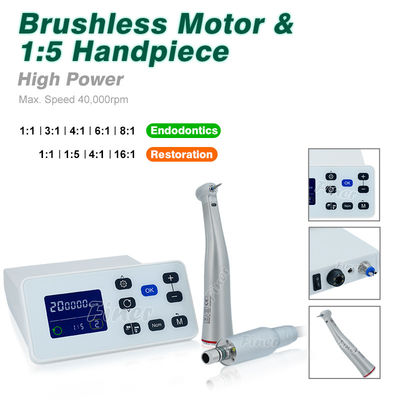 1:5 High Speed Handpiece Dental Led Brushless Micromotor With Internal Water