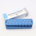 Blue Dental Polishing Handpiece Root Canal Files Measuring Autoclavable Endo Box Ruler