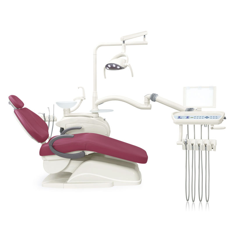 Low Mounted Dental Chair Unit , Soft Leather Dental Chair Equipment