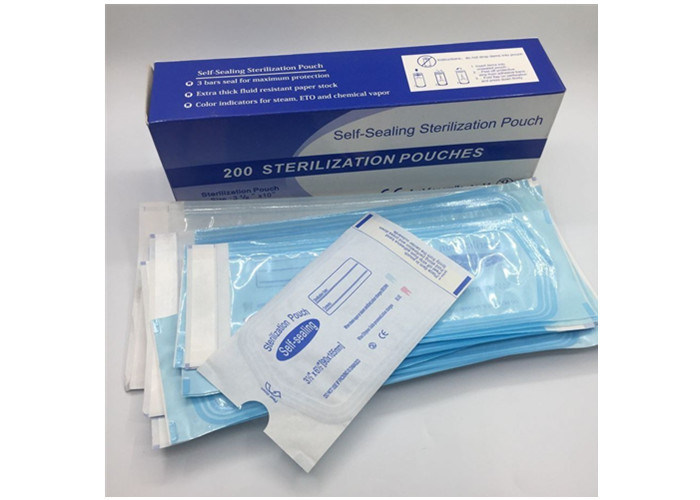 Dental Dry Heat Self Sealing Medical Device Sterilization Pouches