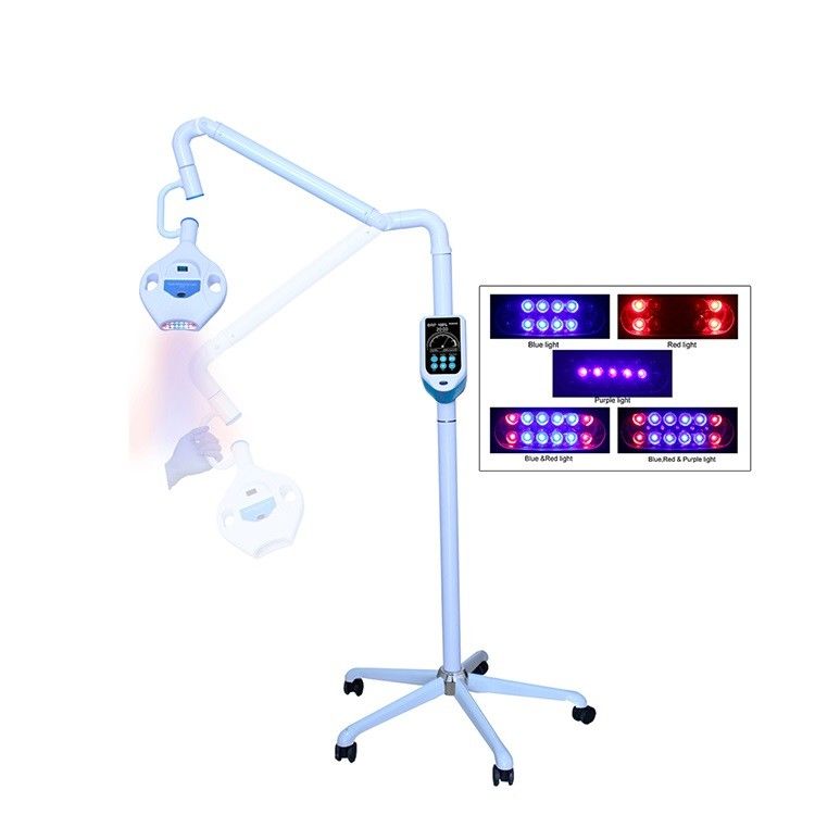 D7HH Moving Type 3 Color LED Dental Teeth Bleaching LED Light with Display