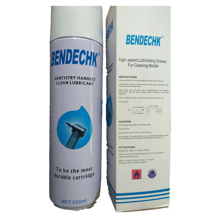 550ml Capacity Dental Handpiece Unit Maintenance Lubricating Oil ISO FDA