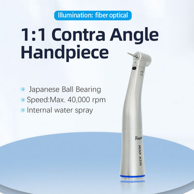 Low Speed Dental Handpiece Fiber Optic Stainless Steel Contra Angle Handpice