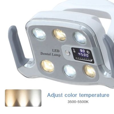 Hospital Clinical Dental Chair Light Unit 9W 6pcs Bulbs White Color