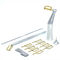 Orthodontic IPR Handpiece Dental Kit , Multipurpose Contra Angle Handpiece Kit