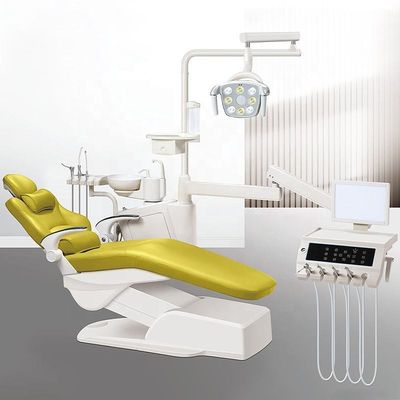 Unidad multicolor desprendible de la silla oftálmica, silla dental de tres dobleces y equipo