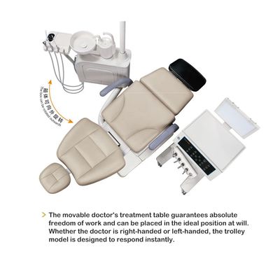 Dental Unit Sensor Led Lampu Dengan Kompresor Udara Electric Dental Kursi Full Set