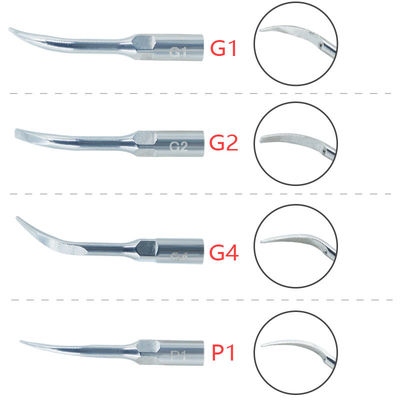 Stainless Steel Ultrasonic Endo Tips Dalam Endodontik Warna Perak Tahan Lama