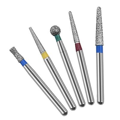 Round Diamond Dental Carbide Burs Multipurpose Length 16-19mm