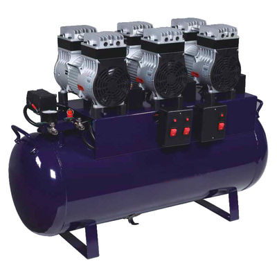 220V AC 50Hz Dental Air Compressor Machine 90L/128L 1-To-6 Practical
