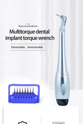 Chave de torque universal prateada durável para implantes dentários multiuso