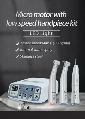 Portable LED Electric Handpiece Motor , Multifunctional Micro Motor Brushless