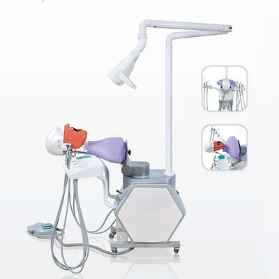 Opbergbare Phantom Head Dental Simulator Unit Multifunctioneel verwijderbaar