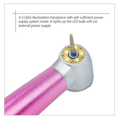 Push Button Dental Handpiece Unit 2 Hole High Speed Increasing For Student